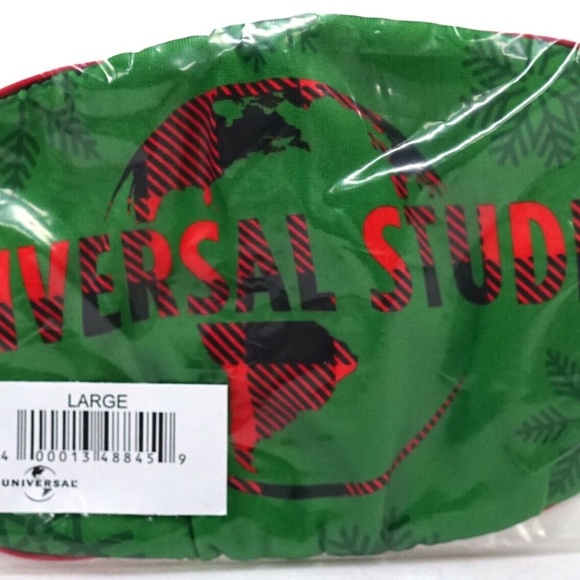 Universal Studios Holiday Face Mask - Picture 1 of 1